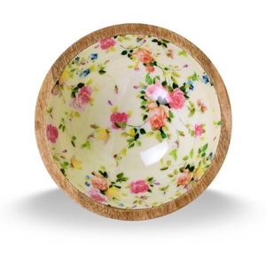 Bol en bois élégant émaillé pour servir des aliments, des salades, des fruits, des collations, des desserts, du riz, des légumes, pour les restaurants, la restauration, les événements - Product Image 2