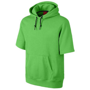 Sweat-shirt à capuche technique en molleton à manches courtes pour homme, modèle Legend, avec logo personnalisé, pour le fitness et le sport, vente en gros - Product Image 1