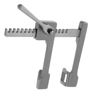 Ensemble d'instruments pour procédure thoracique avec composants de rétraction des côtes, collection d'écarteurs de côtes chirurgicaux en acier inoxydable - Product Image 4