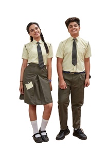 ชุดเครื่องแบบนักเรียนมัธยมปลายสไตล์อินเดียยูนิเซ็กซ์สำหรับเด็กผู้ชายและเด็กผู้หญิงชุดเดรสสำหรับเด็ก - Product Image 6