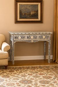 ILAHI's Bone Inlay <b>Drawer</b> Modern Design Agate Detailing <b>Storage</b> Portable Home Furniture - Product Image 6