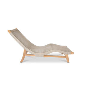 Tumbona de Madera de Teca para Playa, Piscina, Hotel, Resort, Fabricante de Muebles de Exterior, Exportación OEM, Indonesia - Product Image 2