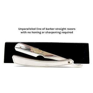 Navajas de Barbero Clásicas Recargables de Acero Inoxidable para Hombre - Herramientas para Adelgazar el Cabello y Cuchillas de Afeitar - Product Image 3