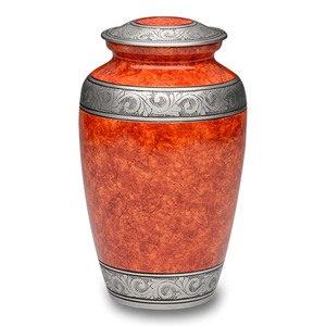 Urnas de Cremación de Metal Estilo Americano Hechas a Mano de la Mejor Calidad, Ecológicas, Capacidad de 200 Pulgadas Cúbicas, Color Personalizado, Artículos Funerarios - Product Image 4