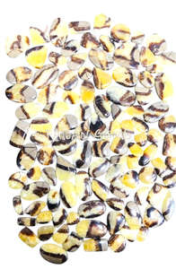 Cabochon de pierres précieuses en vrac Septarian noir jaune naturel poli en forme de mélange certifié fabrication de bijoux toutes tailles - Product Image 3