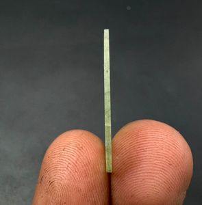 Esfera de Reloj de Prehnita de 28.5mm, Esfera de Reloj de Piedra Preciosa Natural, 1mm de Grosor, Orificio Central de 2mm - Product Image 2