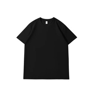 เสื้อยืดคอตตอน 100% หนัก 240gsm ดีไซน์ตามสั่ง MOQ ต่ำ สำหรับผู้ชาย สไตล์สตรีทแวร์ สีพื้นเรียบๆ  OEM ODM - Product Image 5