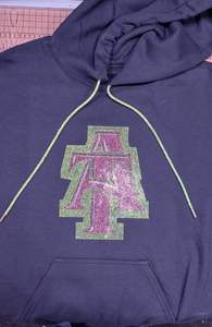 Sudadera con capucha unisex de algodón 100% con cremallera, de alta calidad, con pedrería de cristal de diamante de colores. - Product Image 3