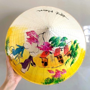 Premium hand-weave non la made in Vietnam traditional bamboo framed hat cheap price conical hats - Product Image 4