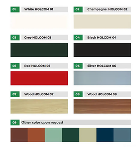 Modelo de ventanas abatibles Rotura térmica Ventanas de aluminio Cancelar ruidos y calor 6063-T5 Estándar australiano 2024 - Product Image 6