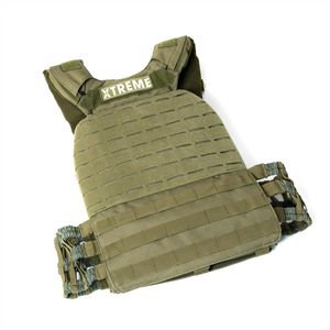 Chaleco con Peso Ajustable de Fábrica OEM con Logotipo Personalizado, 20lb 40lb 60lb, Placas de Acero Extraíbles, Chaleco para Entrenamiento de Fuerza y Crossfit - Product Image 2