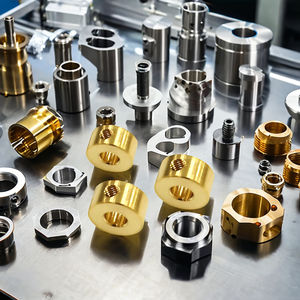 Tuerca de bloqueo de latón mecanizado CNC de precisión con torneado y perforación para aplicaciones de equipos industriales - Product Image 3