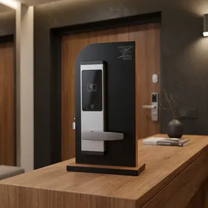 TES 8002S SILVER สมาร์ทล็อคโรงแรม RFID กันน้ำ พร้อมระบบคีย์การ์ดอิเล็กทรอนิกส์ ตัวล็อคประตูทำจากสแตนเลสคุณภาพสูง ปลอดภัยมั่นใจ - Product Image 4