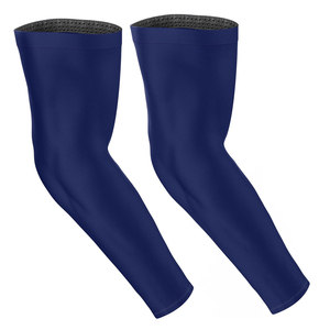 Manchons de cyclisme en tissu élastique de soie glacée de haute qualité, sans couture, pour activités de plein air, vêtements de compression sportifs, avec impression de logo personnalisé - Product Image 1