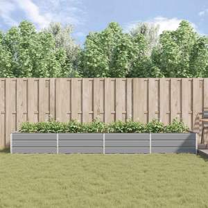 Macetas y Jardineras de Acero Galvanizado Gris Claro de 195 x 100 x 45 cm - Product Image 4