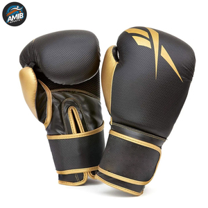 Guantes de Boxeo Profesionales Personalizados para Deportes, de Cuero PU, con Absorción de Humedad, Cierre de Gancho y Bucle, Unisex, Talla Grande - Product Image 1