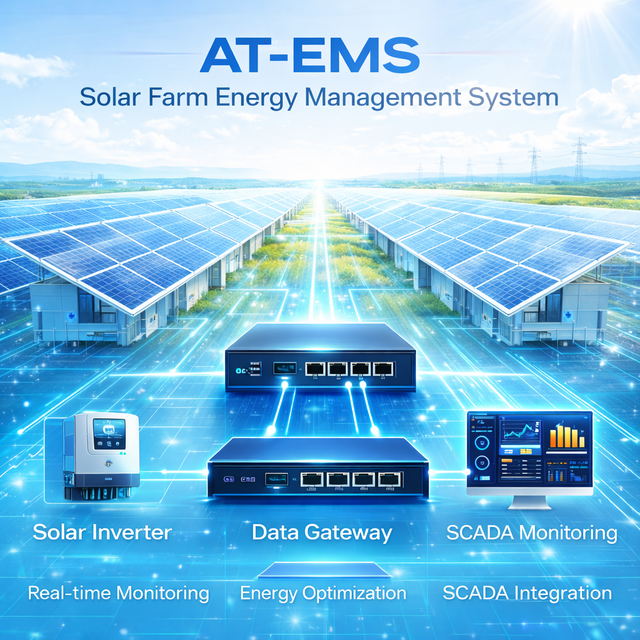 Intelligent Energy Management Software Enterprise Version for MAC/Linux/ Windows | AT-EMS (Solar Farm)