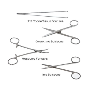 Kit de dissection, équipement de laboratoire éducatif avec outils de précision pour les études d'anatomie, les cours pratiques de biologie, la médecine - Product Image 2