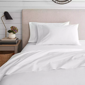 Juego de Sábanas Planas Ajustables para Hotel, 100% Algodón Ecológico, Impermeables y que Absorben la Humedad - Product Image 1