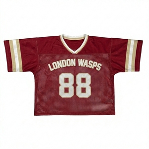 Custom Men's San Diego American Football Jersey V-Neck Sleeveless Mesh Breathable 100% Polyester Mesh Jersey - Product Image 6