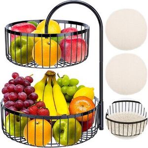 <b>Basket</b> stylish storage <b>basket</b> premium fruit rack fruit <b>display</b> solution kitchen decor accessory fruit holder - Product Image 5
