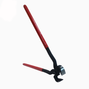 Pince à tatouer vétérinaire à poignée rouge, outil de chirurgie animale durable, coupe-ongles pour chevaux, outil de cintrage pour le sablage - Product Image 3