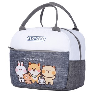 Bolsa Térmica Personalizada con Logotipo, Diseño de Dibujos Animados, con Cierre, Aislada, Ecológica, para Cerveza, Vino y Alimentos, de Tela No Tejida, Impermeable, para Almacenamiento OEM - Product Image 5