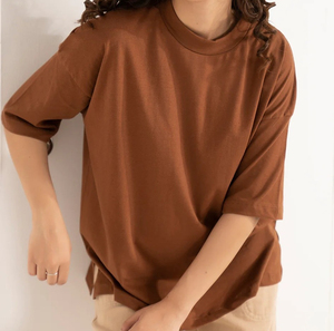 เสื้อยืดผู้หญิงไซส์ใหญ่ ผ้าโพลีเอสเตอร์/ผ้าฝ้ายแคนวาส สไตล์ลำลองสำหรับฤดูร้อน ใส่สบาย ทันสมัย ระบายอากาศได้ดี - Product Image 5