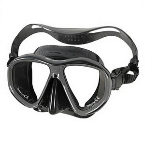 Premium Two-Lens Silicone Diving Mask Lightweight <b>Adjustable</b> <b>Strap</b> 4.0mm Tempered Glass Lenses for Enhanced Visibility Water - Product Image 1
