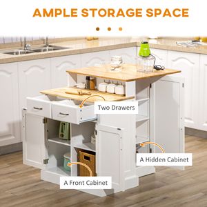 Mobiletto da Cucina con Supporto per Stoccaggio, Non Difettoso, con Garanzia di Reso, Prodotto per Isole e Carrelli da Cucina - Product Image 5