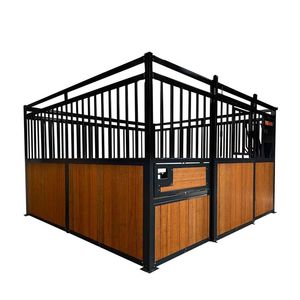Écuries pour chevaux avec maison intégrée, portes d'écurie à <span class=keywords><strong>vendre</strong></span> / porte avant mobile, matériaux personnalisables - Product Image 1