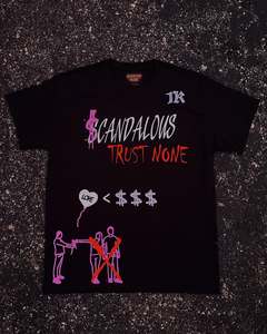 T-shirt unisexe en coton 100% au design streetwear unique pour hommes et femmes, manches courtes, impression personnalisée. - Product Image 4