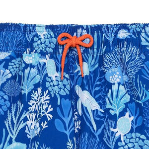 กางเกงขาสั้นชายแบบแห้งเร็ว น้ำหนักเบา กันลม ระบายอากาศได้ดี ผลิตจากโพลีเอสเตอร์ 100% สีพื้น ชุดว่ายน้ำ บริการ OEM แบบกำหนดเองได้ พร้อมเชือกผูก - Product Image 3