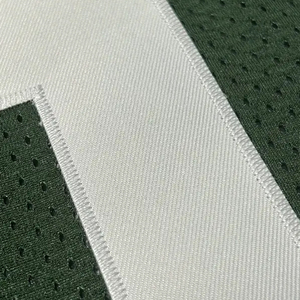 Wholesale Top Quality Custom Logo Gradient Square Shape Pattern Black Pink <b>Light</b> Blue Mesh Breathable American Football Jersey - Product Image 6