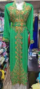 อาบายะห์ดีไซน์ผสมผสาน - ลายดอกไม้ลำลอง ผ้าโพลีเอสเตอร์ ทรงหลวมสำหรับผู้หญิง - ราคาสุดคุ้ม ขายดี - Product Image 5