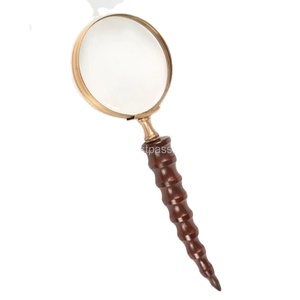 Gafas de lectura portátiles de estilo vikingo de alta calidad, lupa de mano de resina de gran tamaño, lupas - Product Image 1