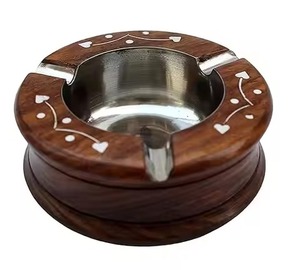 ที่เขี่ยบุหรี่โลหะเคลือบทองคำสำหรับตกแต่งบนโต๊ะ รุ่นขายดีที่สุด - Product Image 5