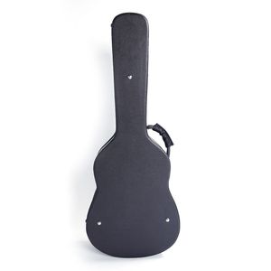 Custodia rigida per chitarra classica da 39 pollici, design Microgroove nero opaco, realizzata in legno - Product Image 4