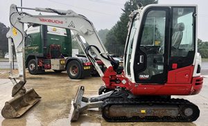 รถขุดขนาดเล็ก Takeuchi TB240 5 ตัน คุณภาพสูง ราคาโรงงาน พร้อมเครื่องยนต์ Perkins เกียร์และปั๊ม ชิ้นส่วน KYB พร้อมหัวเจาะ - Product Image 4
