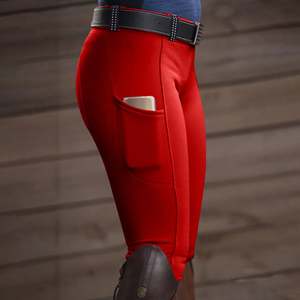Women’s Full <b>Seat</b> Horse Riding Breeches Equestrian Training Pants Custom Logo Private Label Wholesale Factory - Product Image 4