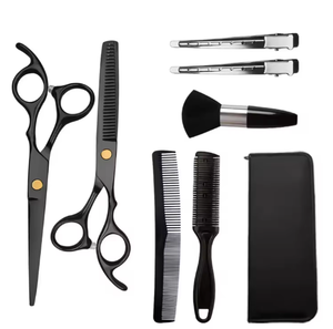 Kits de tijeras para cortar cabello, 25 juegos de tijeras de peluquería de acero inoxidable, tijeras profesionales para entresacar cabello para barberos - Product Image 4