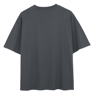 Camiseta Formal de Algodón 100% para Hombre, con Estampado de Letras Bordadas, Manga Corta, Corte Holgado - Product Image 3
