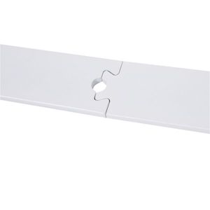 Kit di Montaggio per Porta Scorrevole Rustica da Interno (6 Piedi) - Sistema a Binario in Legno Massello Bianco per Soggiorno - Product Image 3