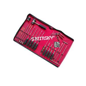 17 pièces Kit de sondage et de syringing Instruments ophtalmiques en acier inoxydable Manuel de qualité allemand certifié CE Garantie de 3 ans - Product Image 4