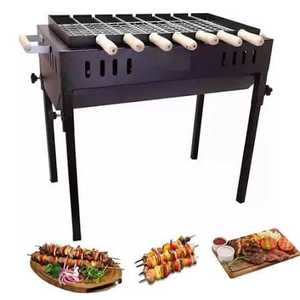 Barbecue au charbon de bois portable avec support pour grillades et barbecues en plein air - Product Image 3