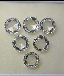 Wholesale Lab Grown Rose Cut Loose <b>Diamond</b> 0.10-5ct D-F Color VVS2-VS1 Clarity IGI Certified Laser <b>Drilled</b> for Jewelry Making - Product Image 1