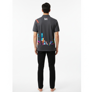 Polo Premium de Piqué para Hombre, Cuello en Contraste, Manga Corta, Camiseta Polo Informal, Logotipo Bordado de Alta Calidad al por Mayor - Product Image 4