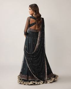 Salwar Kameez pour femmes WS, design élégant, viscose de qualité supérieure, séchage rapide, évacuation de l'humidité, sans plis, protection solaire pour les fêtes - Product Image 3