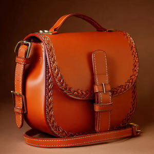 Bolsos de Hombro Unisex de Cuero Genuino, Bolso Bandolera Personalizable, Impermeable, de Moda para Verano - Product Image 5