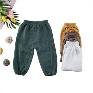 Muselina Súper Suave, Transpirable, Antiarrugas, Antibolitas, con Bonito Volante en la Cintura, de Algodón Orgánico Ecológico, para Bebés en Invierno - Product Image 1